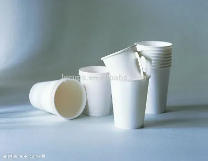 Plain white coffee mugs