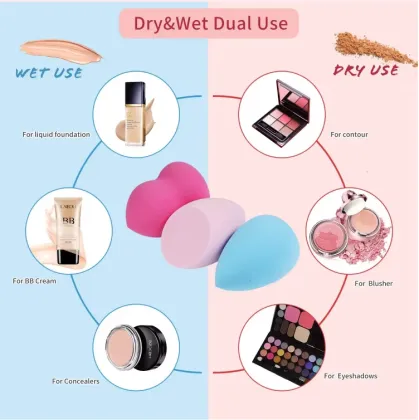 4 pack Makeup Sponge Blender Set