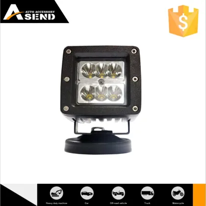 18W 24V work light C-R-E-E chip led light black/white bezel work lamp