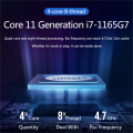 New Intel Core i5-1165g7 mini pc dengan kipas