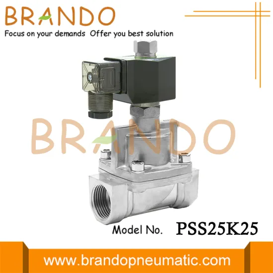 1'' Normally Open Stainless Steel Steam Solenoid Valve