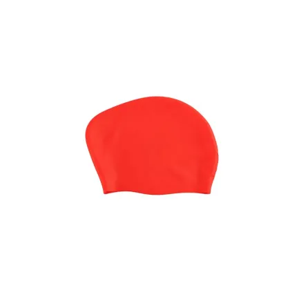 Adult Long Hair Waterproof Silicone Swimming Hat Swim Cap
