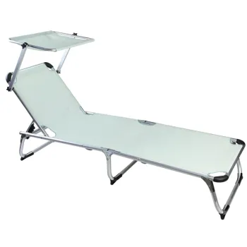 Aluminum Outdoor Camping Cot with Pillow and Carry Bag: Lightweight, Portable, and Modern