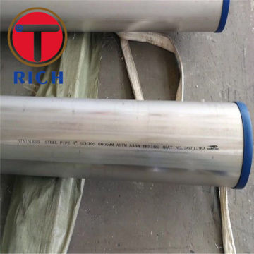 Tubo cilindrico idraulico austenitico-ferritico in acciaio inossidabile