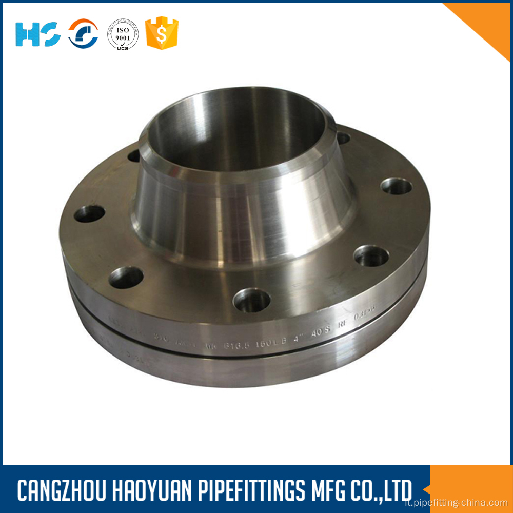 Flange per collo di saldatura forgiate MS Steel