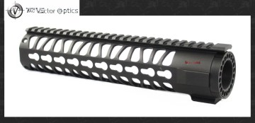 Vector Optics KeyMod 10 Inch Free Float One Piece .223 5.56 Handguard Rail Mount System BLACK fit M series Platform Rifles