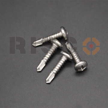 Stainless Steel Wafer Head Phillips Self Drilling Screws