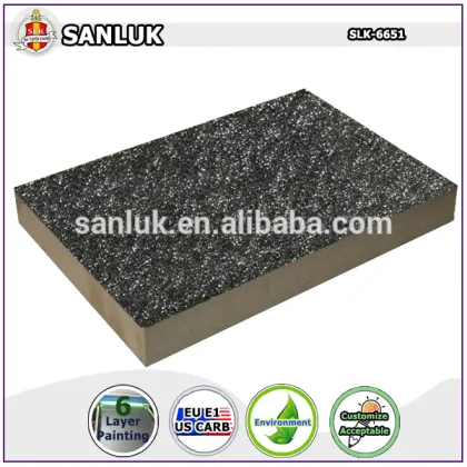 Diamond Color Black UV Coated MDF Panel SLK-6651
