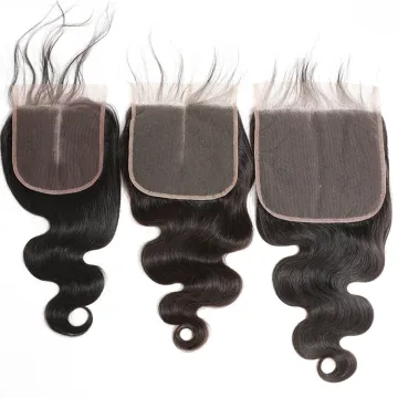 Annione 4x4 5x5 13x4 HD Transparent Swiss Lace Frontal, 100% Brazilian Human Hair Lace Closure,HD Lace Closure Frontal