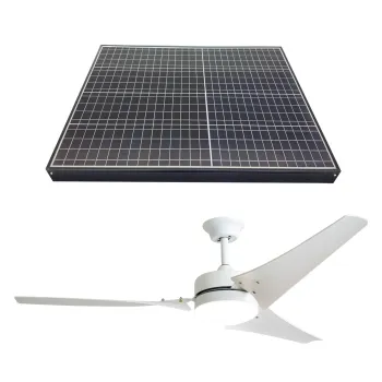 60 Inch Dual-Use Solar Ceiling Fan with LED Lights and Remote Control