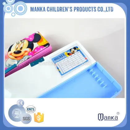 OEM double sided pencil box, magnet gift box ,magnetic pencil box