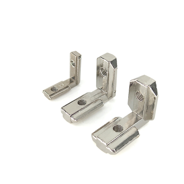 Aluminum T-Slot V-Slot Accessories: Special Hidden Corner Connectors and L-Shape Inner Brackets for Secure Fastening