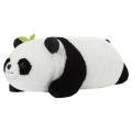 Boneca gigante panda de pelúcia com bambu