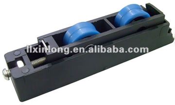 plastic window roller with 2 wheel sliding garage door roller