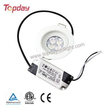 Fire Rated Aluminum LED recessed ceiling light for America/US market