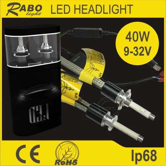 Auto 40w 12000lm h7 led h1 h3 h4 h8 h9 h11 h13 headlight kit 9004 9005 9006 9007 car headlamp