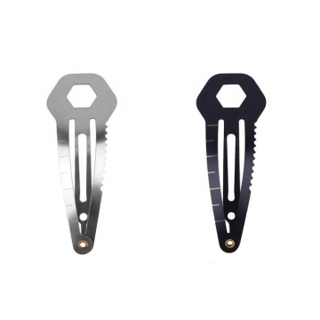 8-in-1 Multifunction Stainless Steel Hairpin EDC Pocket Utility Survival Tool