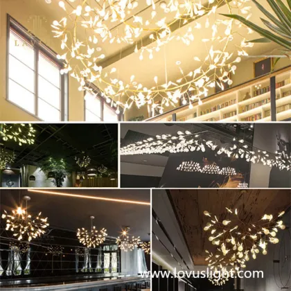 Wreath shape creative chandelier restaurant chandelier wedding chandelier hotel chandelier personalized custom chandelier