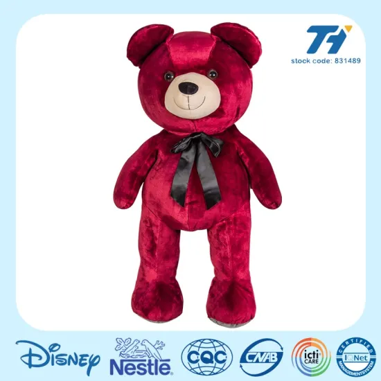 GA Creatives plush toy shadow bear series lovely birthday gift valentines gift-burgundy