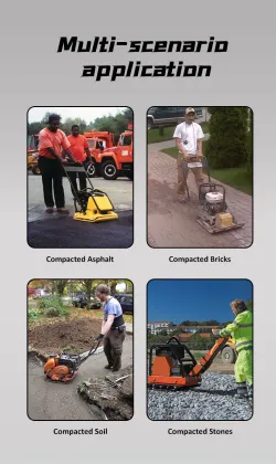 PME-C50E 1.5KW Soil Vibratory Compactor Machine