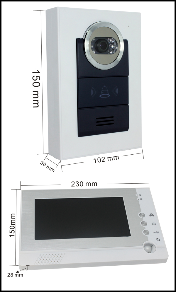 Video Doorbell Camera size