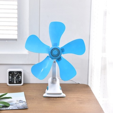2022 New Style Adjustable Five Blade Portable Rechargeable Clip Fan