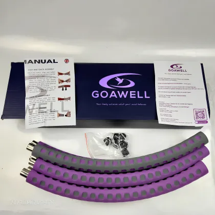 Stainless Steel Detachable Weighted Hula Hoop for Adult Fitness