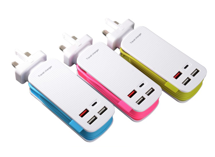 Portable Electric Power Strip For Traveling