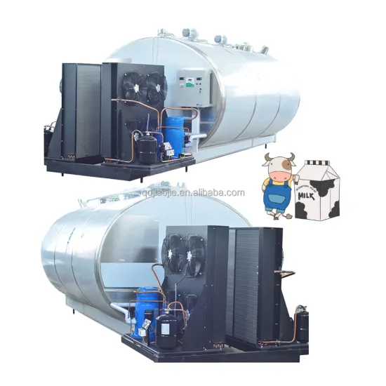 Stainless Steel Milk Chiller Tank - 10000 Liter Dairy Farm Equipment for Fresh Milk Storage