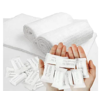 Portable and Magic Compressed Disposable Towels: Perfect for Travel, Camping, Hiking, and More