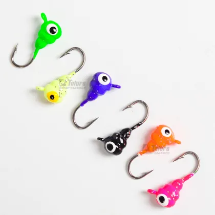 Luminous Mini Ice Fishing Jig Lead Head Hook - Tolure Winter Fishing 1.6g Ant Egg
