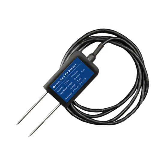 Professional Soil Sensor Transmitter: Monitoring Temperature, Humidity, Conductivity, and pH Levels