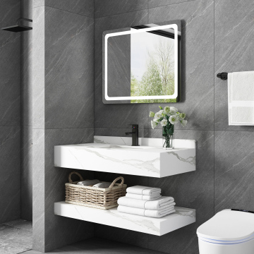 Modern Wall-Mounted Bathroom Vanities with Sink - Manufacturers and Designs