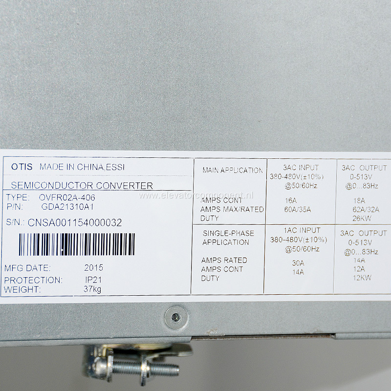 Otis Elevator Semiconductor Converter GDA21310A1