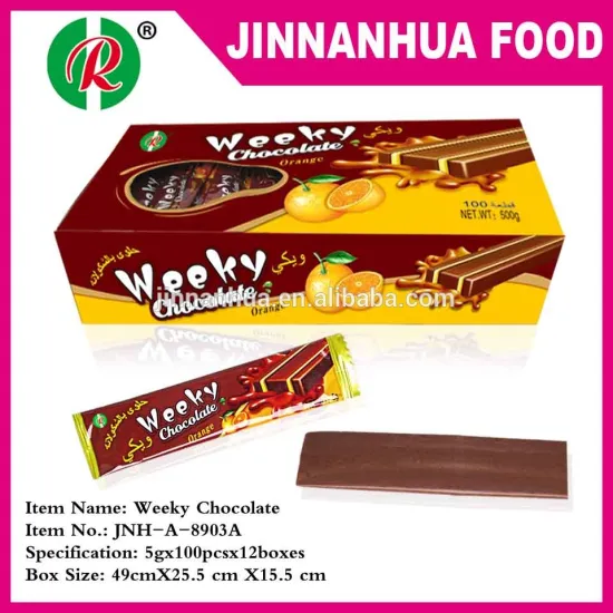 weeky chocolate gummy candy