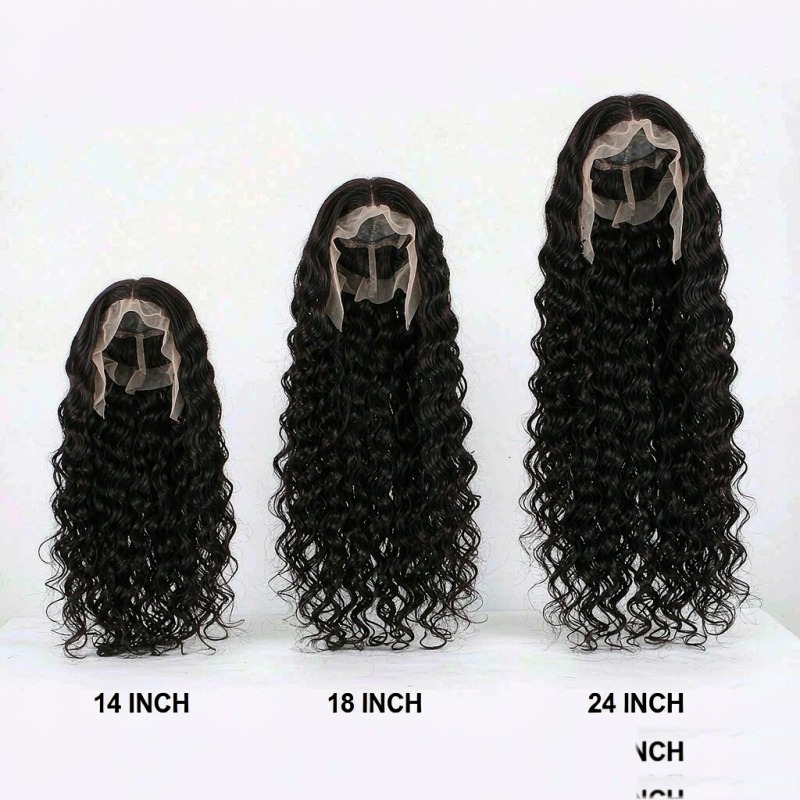 Water Wave 2x6 Lace Closure Wig 100% Human Hair