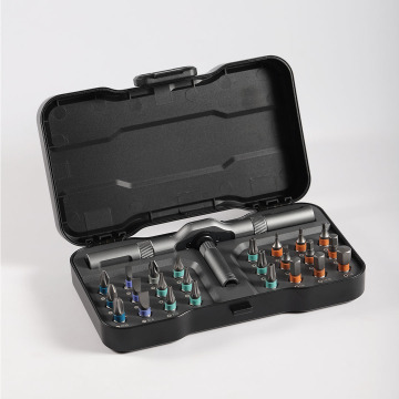 ATUMAN 24-in-1 Car Repair Tool Box: Spanner, Chrome Vanadium Hand Tools & Ratchet Wrench Socket Set