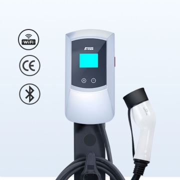32A 3 Phase Wallbox: 7kW to 22kW Fast EV Charging Station for Home