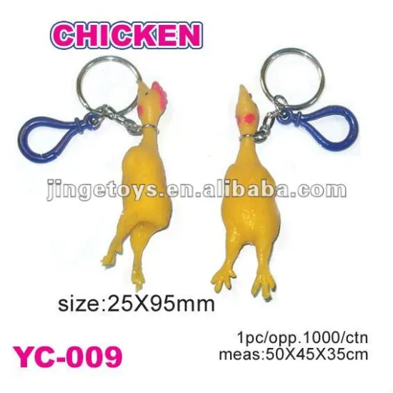 Sell promotional PVC animal key chain