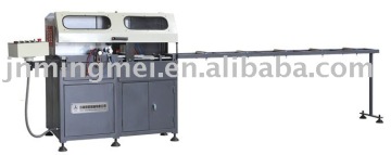 automatic corner connector cutting saw, aluminium door window production lines