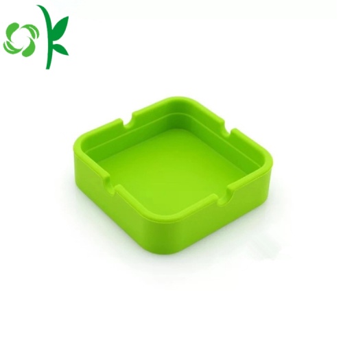 Silicone Eco-friendly Custom Square Cigar Ashtray