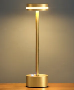 Touch-Controlled Cordless Battery-Operated LED Desk Lamp: Portable 3-Level Brightness Table Light