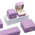 Purple romantic customized simple many choices jewellery box