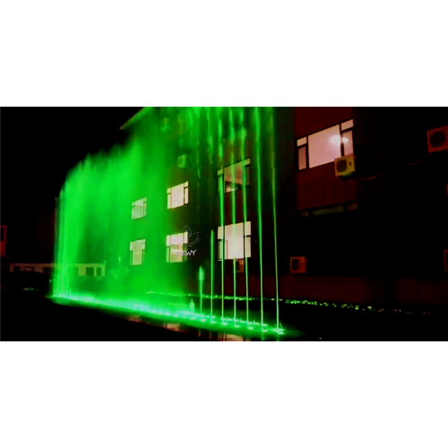 نیا ڈیزائن رنگین مور کی دم سوئنگ واٹر فاؤنٹین