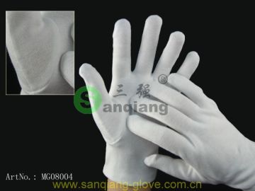 cheap price hot sale white cotton work glove/cotton cosmetic moisturizing hand gloves