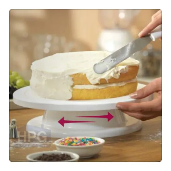 plastic cake icing turntable