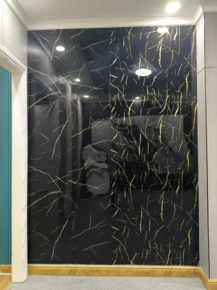 Mirror Finish UV Cured Marble Sheet Fade Resistant