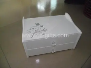 White Acrylic Drawer Boxes 