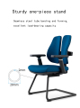 Chaise de bureau ergonomique confortable et flexible confortable