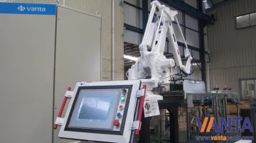 Robotic Palletizer Bag Palletizing System Abb 180kg Robot Customized Gripper